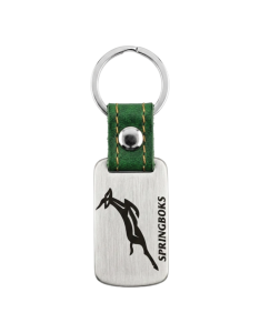 Stainless Steel Springbok Dog Tag Keyring 3mm