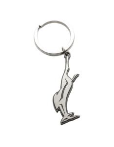 Stainless Steel Springbok Keyring 3mm