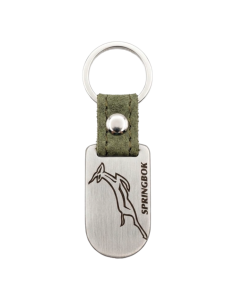 Stainless Steel Springbok Tag Keyring 3mm