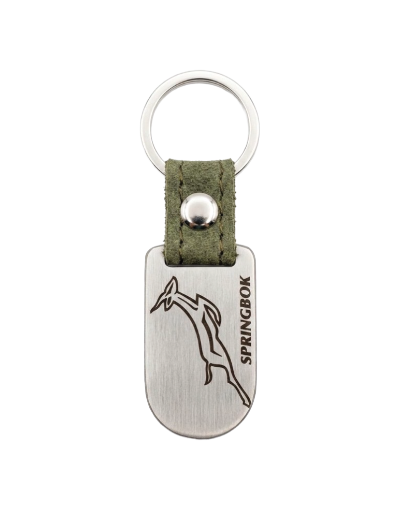 Stainless Steel Springbok Tag Keyring 3mm
